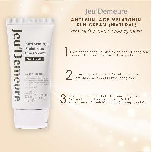 Kem chống nắng Natural SPF 50+ 150g Jeu Demeure